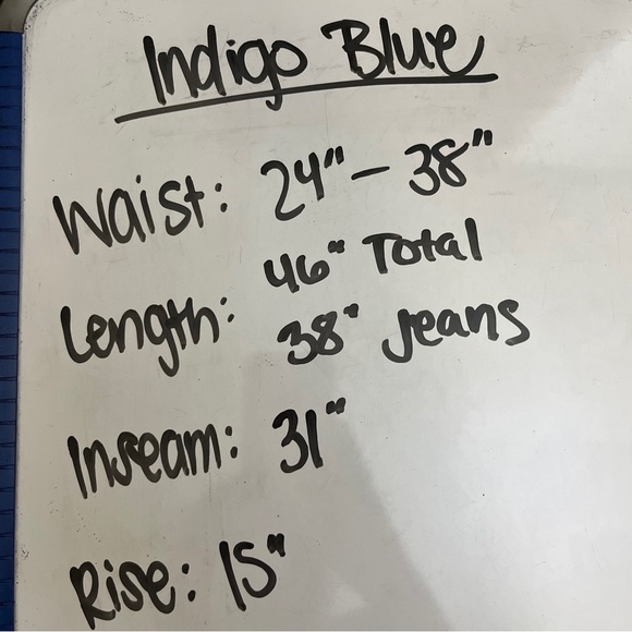 Indigo Blue Maternity Jeans Light Wash Bootcut Secret Fit Belly Tan Sz S - Picture 12 of 12